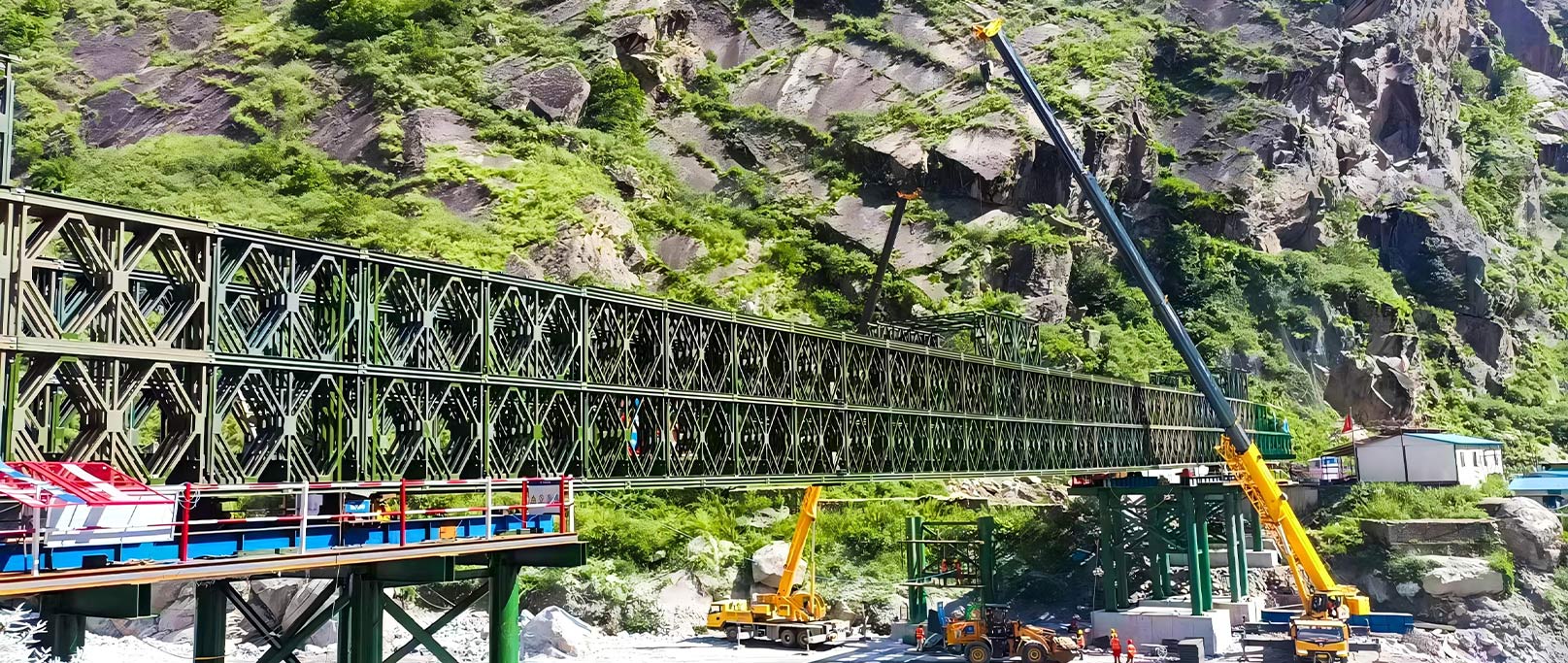 پل حیاتی بندر جیلونگ در نپال